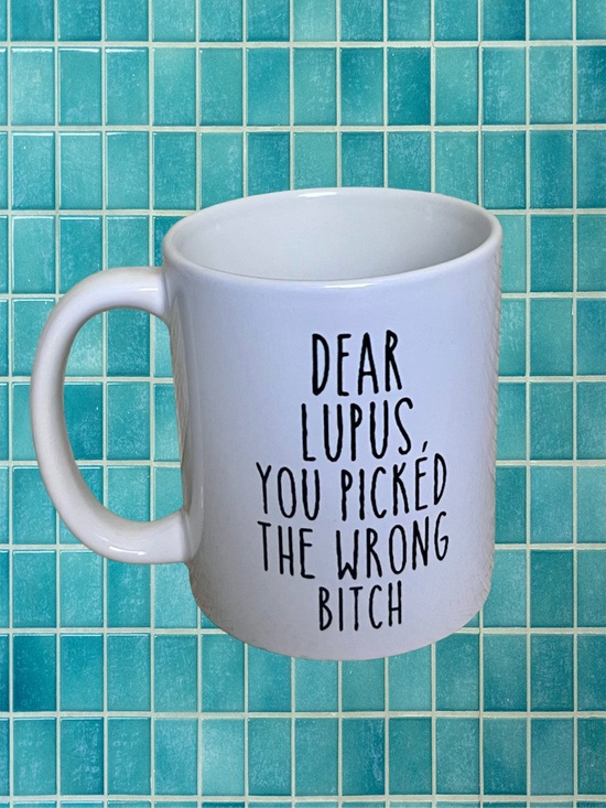 Orca Coatings Other - Dear Lupus Coffee Mug White Black 11 oz Ceramic